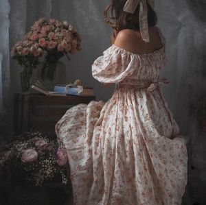 Linennaive Alice 19 Floral Linen Dress